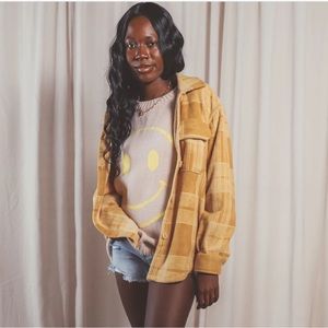 Z Supply Tucker Fleece Plaid Jacket